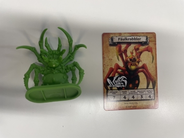 Heroquest Figur Fäulkrabbler + Karte